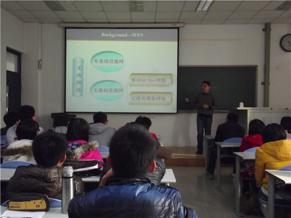 陈鸿龙老师讲座现场