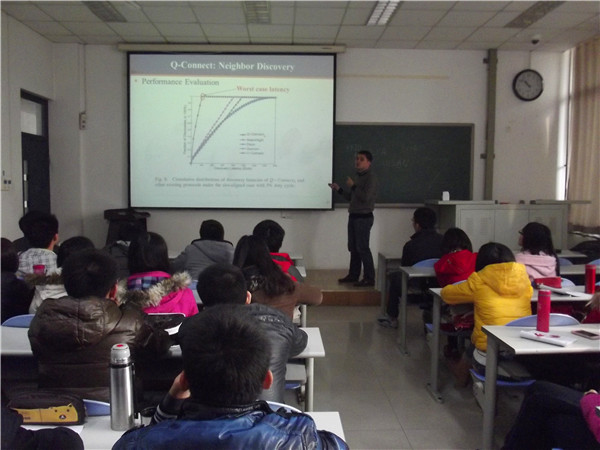 陈鸿龙老师讲座现场