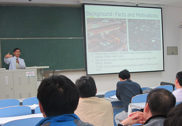 马晓敏教授报告现场